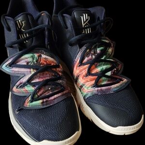 Nike Kyrie Five- Men's Black and Multicolor Athletic Sneakers
